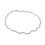 750er Weißgoldcollier mit Brillanten von GIORGIO VISCONTI aus dem Haus RENÉ KERN