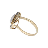 Damenring mit blauen Saphiren und Brillanten in Herzform