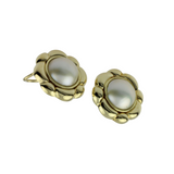 Ohrschmuck aus 750er Gelbgold mit Marbelperlen – PIERO MILANO Markenschmuck