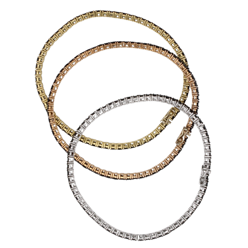 02_IHRSCHMUCK_Armband 67 Schwarze Diamanten_750er Gelbgold_ca. 4,2ct. 