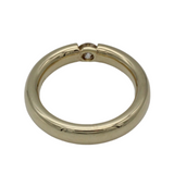 Spannring, Verlobungsring, 585 Gelbgold mit einem 0,25 ct. Brillanten