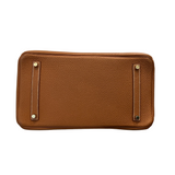 06_Hermès Birkin 35-VEAU TOGO-Farbe braun mit Goldbeschlägen-Fullset