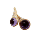 002_04_LEO WITTWER Original Amethyst Kettenanhänger mit Kette in 750er Roségold