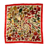 Hermès Seidentuch Carré 90x90 Feuilles d'automne