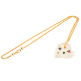 01_IHRSCHMUCK_Artikel_077_Bergkristall Herzanhänger mit 750er Gelbgoldkette 