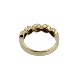 03_IHRSCHMUCK_Halb Memoryring mit 5 rundgefassten Brillanten